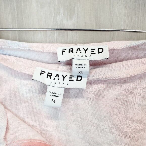 Frayed Jeans Amber Tie-Dye Cropped Hoodie - Picture 9 of 9